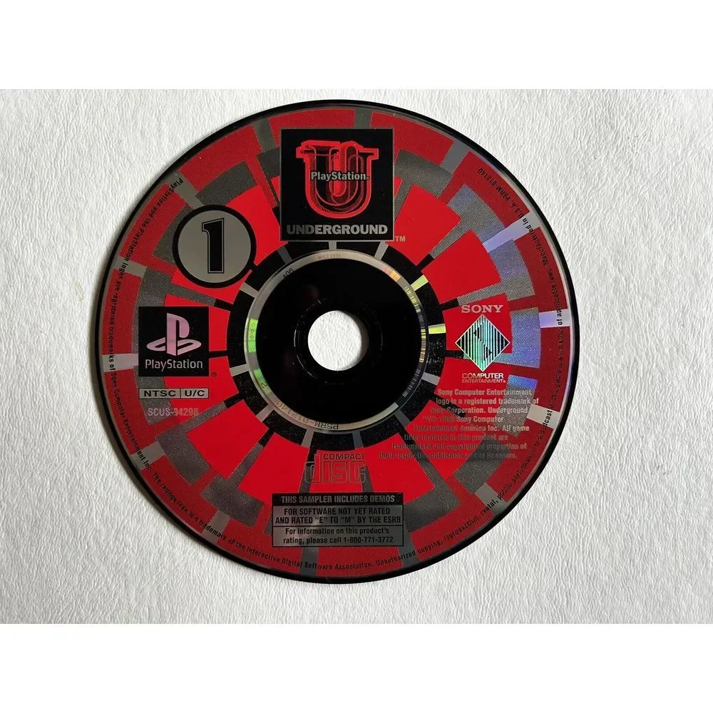 Underground # 1 Playstation 1 PS1 PSX Game‎ Disc Only No Case Or Manual
